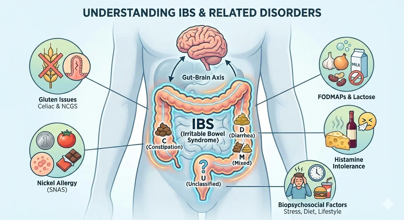 La Sindrome dell'Intestino Irritabile (IBS) e i Disordini Correlati: Un Approccio Integrato